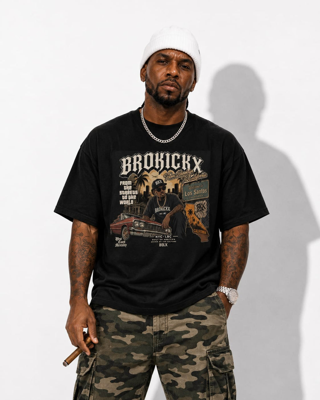 BROKICKX West Coast Legacy Graphic Tee