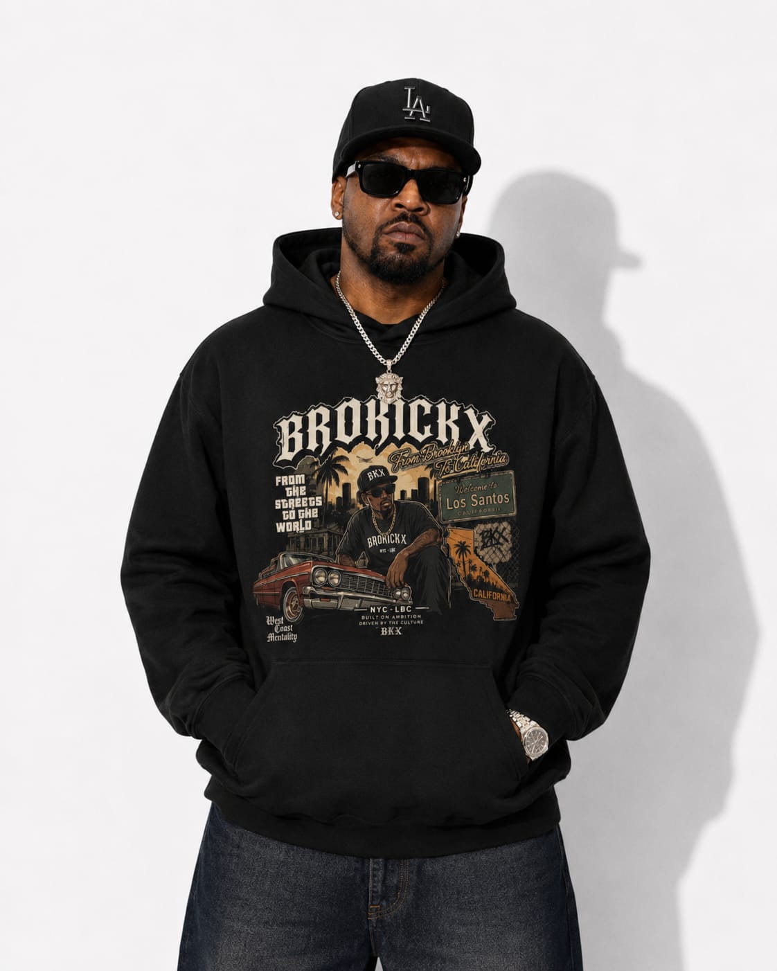 BROKICKX West Coast Legacy Oversized - Hoodie